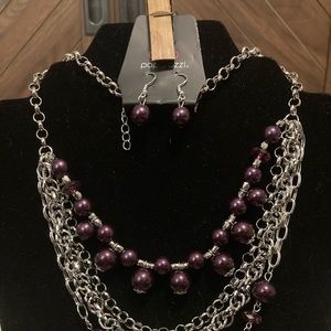 Rockin’ Rockette Purple Necklace